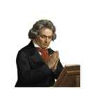 ベートーベン 作曲 バロック 音楽（個別スタンプ：16）