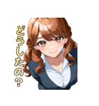 キレイなお姉さん、働きます♡（個別スタンプ：8）