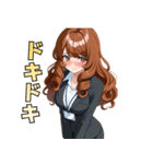 キレイなお姉さん、働きます♡（個別スタンプ：22）