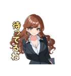 キレイなお姉さん、働きます♡（個別スタンプ：36）