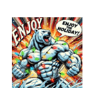 しろくまインパクト（個別スタンプ：1）