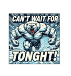 しろくまインパクト（個別スタンプ：4）