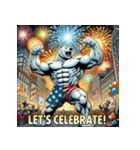 しろくまインパクト（個別スタンプ：12）