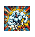 しろくまインパクト（個別スタンプ：13）