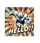 しろくまインパクト（個別スタンプ：15）