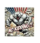 しろくまインパクト（個別スタンプ：21）