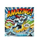 しろくまインパクト（個別スタンプ：24）