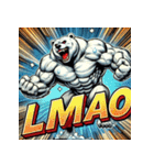 しろくまインパクト（個別スタンプ：26）