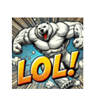 しろくまインパクト（個別スタンプ：27）