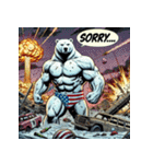 しろくまインパクト（個別スタンプ：31）