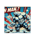 しろくまインパクト（個別スタンプ：32）