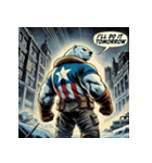 しろくまインパクト（個別スタンプ：34）