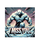 しろくまインパクト（個別スタンプ：38）