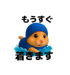 ハムさん水泳はじめました（個別スタンプ：11）