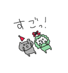 クリスマスシロクマくーま（個別スタンプ：19）