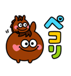 うまうまの♡カラフルあいづち（個別スタンプ：15）