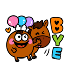 うまうまの♡カラフルあいづち（個別スタンプ：30）