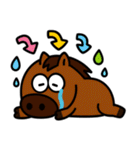 うまうまの♡カラフルあいづち（個別スタンプ：32）