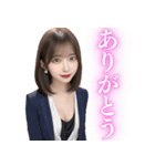 【えちょな】スーツ美女＠大人のお誘い（個別スタンプ：8）