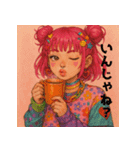 原宿ポップな強め女子の毎日使えるスタンプ（個別スタンプ：12）