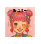 原宿ポップな強め女子の毎日使えるスタンプ（個別スタンプ：23）