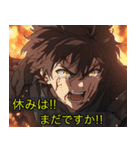 架空アニメの社畜スタンプ（個別スタンプ：23）