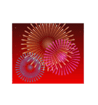 動く！クリスマスの背景【アレンジ用】（個別スタンプ：6）