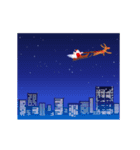 動く！クリスマスの背景【アレンジ用】（個別スタンプ：10）