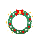 動く！クリスマスの背景【アレンジ用】（個別スタンプ：12）