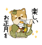 飛び出す柴犬さん 2026 「新年」（個別スタンプ：10）