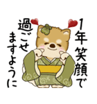 飛び出す柴犬さん 2026 「新年」（個別スタンプ：16）