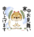 飛び出す柴犬さん 2026 「新年」（個別スタンプ：24）