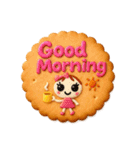 Smile！日常に使えるスタンプ☆ビスケット☆（個別スタンプ：1）