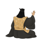 上杉 謙信 戦国 時代 古典 武士 刀（個別スタンプ：2）