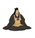 上杉 謙信 戦国 時代 古典 武士 刀（個別スタンプ：7）