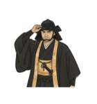 上杉 謙信 戦国 時代 古典 武士 刀（個別スタンプ：12）