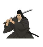 上杉 謙信 戦国 時代 古典 武士 刀（個別スタンプ：14）