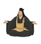 上杉 謙信 戦国 時代 古典 武士 刀（個別スタンプ：15）