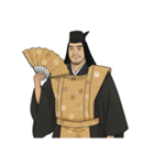 上杉 謙信 戦国 時代 古典 武士 刀（個別スタンプ：18）