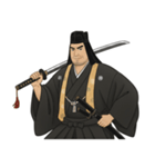 上杉 謙信 戦国 時代 古典 武士 刀（個別スタンプ：22）