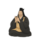 上杉 謙信 戦国 時代 古典 武士 刀（個別スタンプ：23）