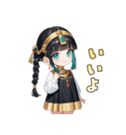 トークを支配するクレオパトラ（個別スタンプ：8）