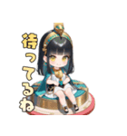 トークを支配するクレオパトラ（個別スタンプ：37）