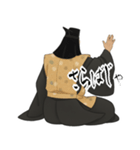 上杉 謙信 戦国 時代 古典 武士 刀 (小)（個別スタンプ：2）