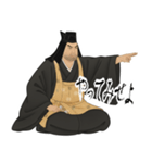 上杉 謙信 戦国 時代 古典 武士 刀 (小)（個別スタンプ：5）
