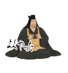 上杉 謙信 戦国 時代 古典 武士 刀 (小)（個別スタンプ：7）