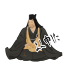 上杉 謙信 戦国 時代 古典 武士 刀 (小)（個別スタンプ：8）