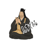 上杉 謙信 戦国 時代 古典 武士 刀 (小)（個別スタンプ：23）