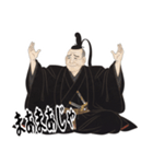 徳川 家康 戦国 時代 古典 武士 刀 (小)（個別スタンプ：5）