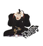 徳川 家康 戦国 時代 古典 武士 刀 (小)（個別スタンプ：8）